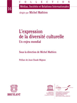 cover image of L'expression de la diversité culturelle